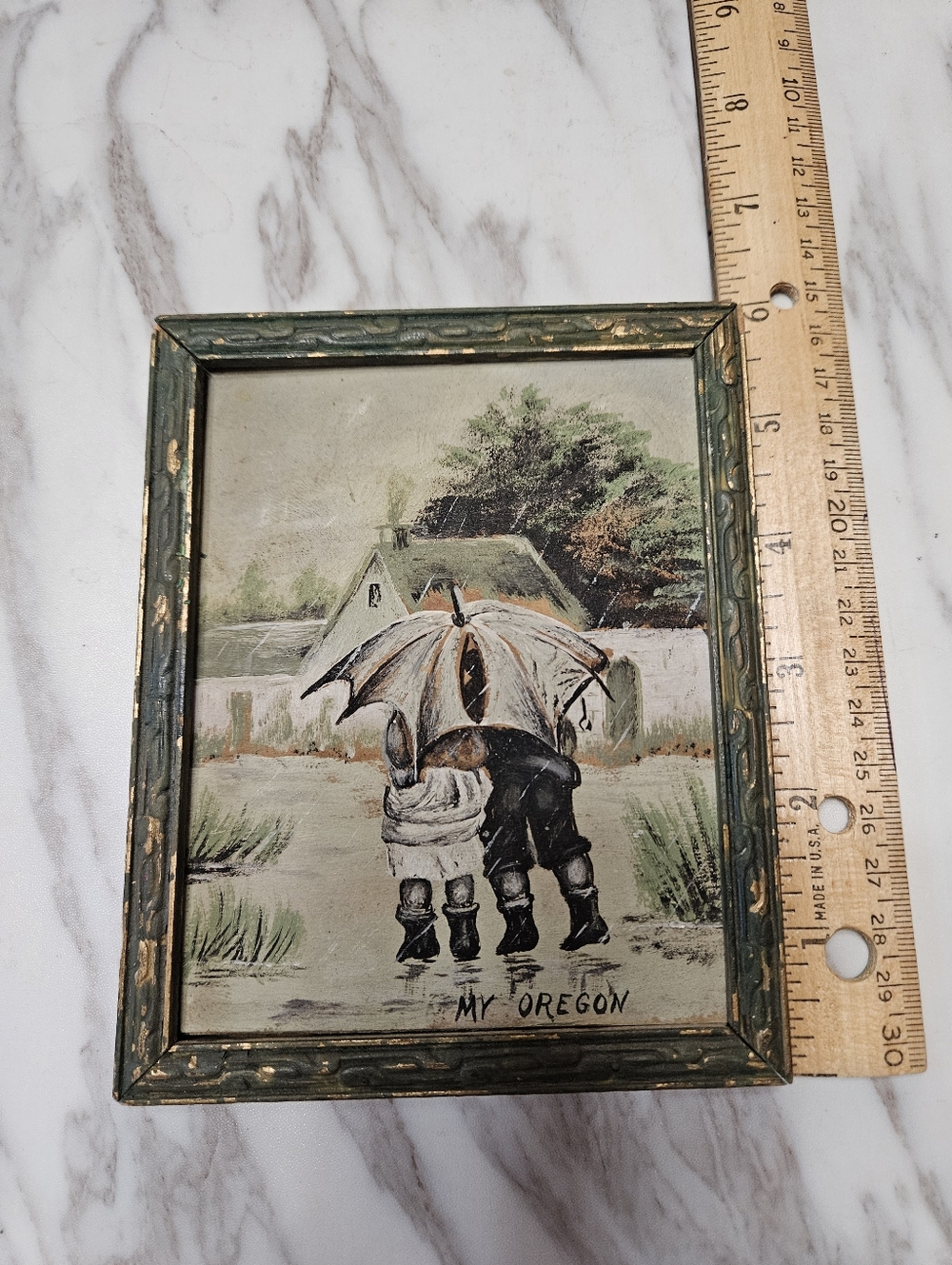 Rustic Original Painting, My Oregon